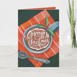 クラシックココアメリークリスマスマグ非写真 シーズンカード