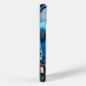 クラシックコルベット1960ブルーアンティーク Case-Mate iPhoneケース (裏面 / 右)