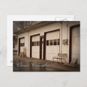 クラシックコロンブスインディアナ – お住まいの場所を確認 ポストカード (正面/裏面)