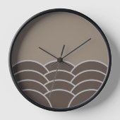 クラシックコンテンポラリー型はかりで測模様 壁時計 (正面)