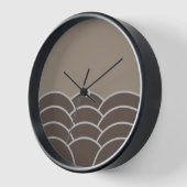 クラシックコンテンポラリー型はかりで測模様 壁時計 (傾斜)
