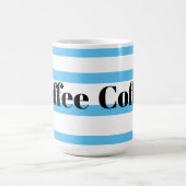 クラシックコーヒーマグ – ブルーバスケ コーヒーマグカップ (中央)