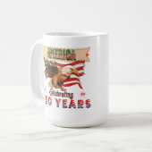 クラシックコーヒ祝ー・マグのアメリカ250周年 コーヒーマグカップ (正面左)