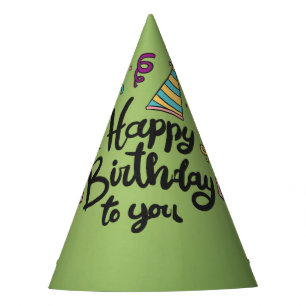クラシックコーンバースデーパーティーハット パーティーハット
