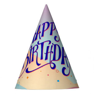 クラシックコーンバースデーパーティーハット パーティーハット
