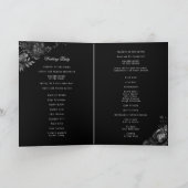 クラシックゴシックブラック結婚折り畳みプログラム プログラム (内部)