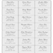 クラシックゴシックホワ結婚イト シール (正面)