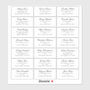 クラシックゴシックホワ結婚イト シール