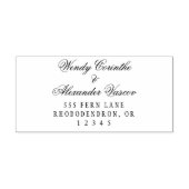 クラシックゴシック差出人住所自己インクスタンプ セルフインキングスタンプ (デザイン)