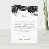 クラシックゴシック白結婚折プログラム プログラム (裏面)