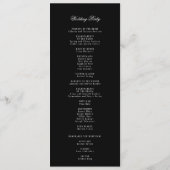 クラシックゴシックBlackのフラ結婚ットプログラム プログラム (裏面)