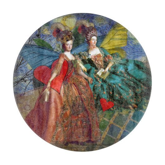 クラシックゴシックGeminiお洒落 Butterfly Woman カッティングボード (正面)