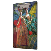 クラシックゴシックGeminiお洒落 Butterfly Woman クリップボード (左)