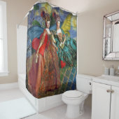 クラシックゴシックGeminiお洒落 Butterfly Woman シャワーカーテン (インサイチュ)