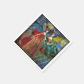 クラシックゴシックGeminiお洒落 Butterfly Woman スタンダードカクテルナプキン (角)