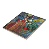 クラシックゴシックGeminiお洒落 Butterfly Woman タイル (側面)