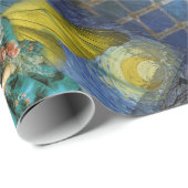 クラシックゴシックGeminiお洒落 Butterfly Woman ラッピングペーパー (ロールコーナー)