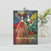 クラシックゴシックGeminiお洒落 Butterfly Woman 招待状 (スタンド正面)