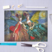 クラシックゴシックGeminiお洒落 Butterfly Woman 薄葉紙 (クラフト)