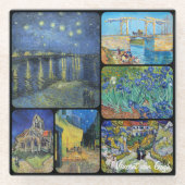 クラシックゴッホアーティストシリーズ – ヴィンセント・ファン・#1 - ガラスコースター (正面)