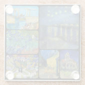 クラシックゴッホアーティストシリーズ – ヴィンセント・ファン・#1 - ガラスコースター (裏面)