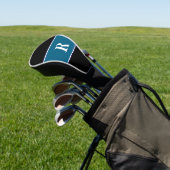 クラシックゴルファー用モノグラムブロック色ギフト ゴルフヘッドカバー (インサイチュ)