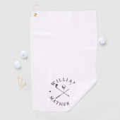 クラシックゴルフクラパーソナライズされたブ名 ゴルフタオル (インサイチュ)