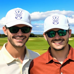 クラシックゴルフクラブネーム深いブルー キャップ