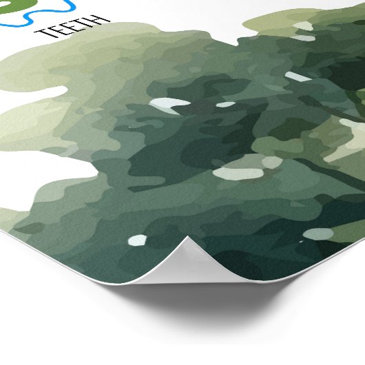 クラシックゴルフテーマボーイ1stバースデーマイルストーンサイン ポスター (角)