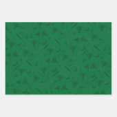 クラシックゴルフ用トロフィープレイドゴルフボールクラブフラグ ラッピングペーパーシート (正面3)