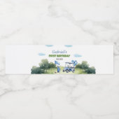 クラシックゴルフ誕生日パーティーウォーターボトルラベル ペットボトルラベル (シングルラベル)