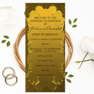 クラシックゴールデンエレガンス結婚式 プログラム
