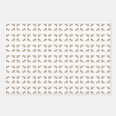 クラシックゴールデンワイルドフラワー ラッピングペーパーシート (正面2)