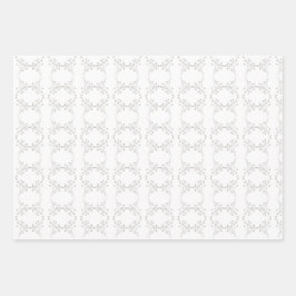 クラシックゴールデンワイルドフラワー ラッピングペーパーシート