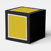 クラシックゴールデン新郎新婦モノグラム結婚ズ フェイバーボックス (裏面サイド)