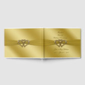 クラシックゴールデン50th結婚周年記念ゲストブック ゲストブック (全面)