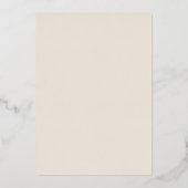 クラシックゴールドウェディング 箔招待状 (裏面)