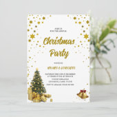 クラシックゴールドオフィスクリスマスパーティー 招待状 (スタンド正面)