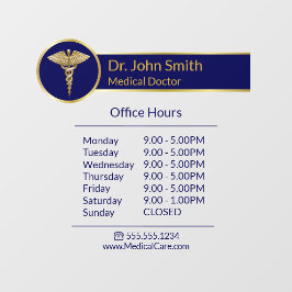 クラシックゴールド医療カデュケウス 青 開院時間 ウィンドウサイン