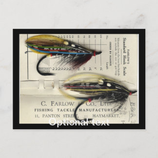 クラシックサケがカードで飛ぶ ポストカード