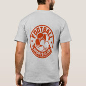 クラシックサッカーチームロゴ Tシャツ (裏面)