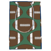 クラシックサッカー抱き枕 ミディアムペーパーバッグ (正面)