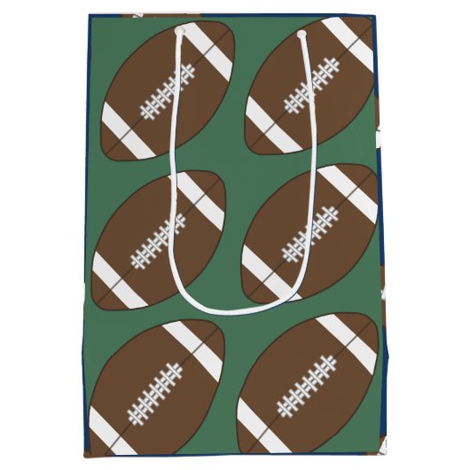 クラシックサッカー抱き枕 ミディアムペーパーバッグ (裏面)