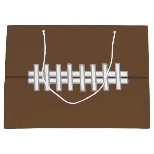 クラシックサッカー抱き枕 ラージペーパーバッグ (正面)