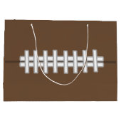 クラシックサッカー抱き枕 ラージペーパーバッグ (裏面)