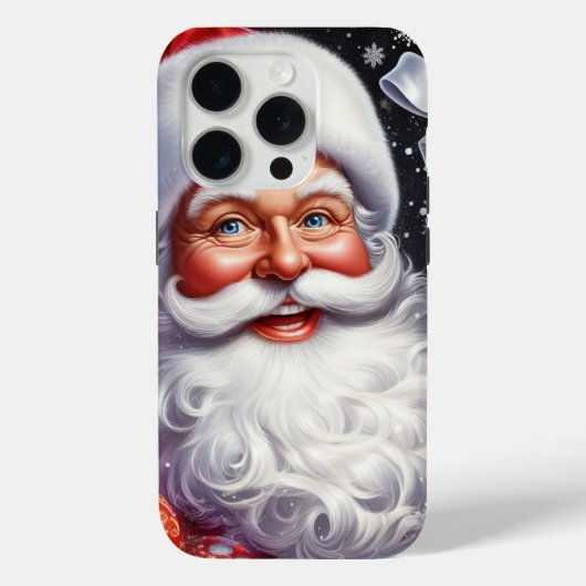 クラシックサンタとプレゼントとオーナメント Case-Mate iPhoneケース (裏面)
