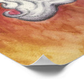 クラシックサンタクロースのクリスマスアートポスター ポスター (角)