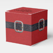 クラシックサンタクロース帯メリークリスマス フェイバーボックス (正面サイド)