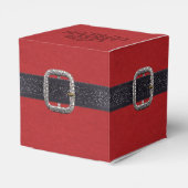 クラシックサンタクロース帯メリークリスマス フェイバーボックス (裏面サイド)