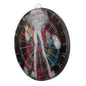 クラシックサンタクロース:永遠の休日のアイコン ダーツボード (正面右)